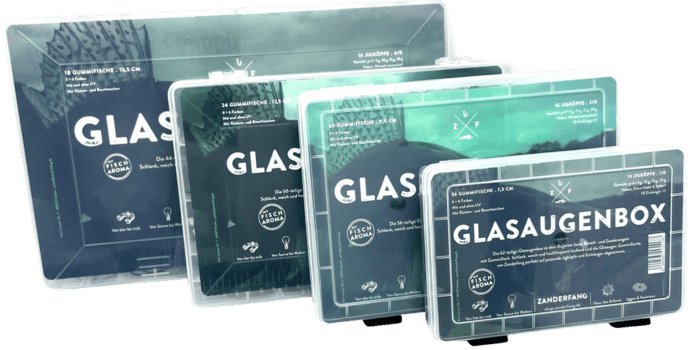 Gummifisch Box zum Zanderangeln