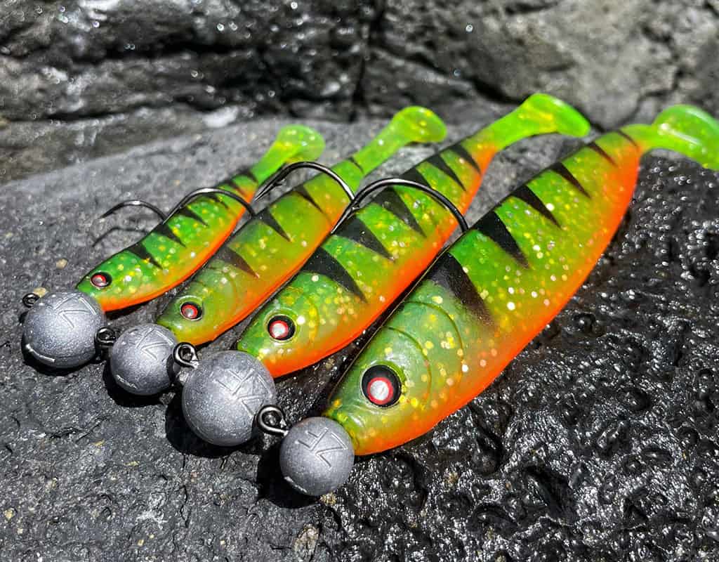 Gummifische Firetiger - grelle Farbe